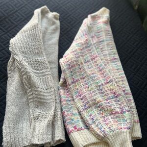 Sew In Love Cream and Multicolor Sweater Duo